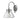 Aplique de pared Hinkley (HK-CONGRESS1-A-CM) Congress vidrio, acero E27