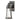 Aplique de pared para exterior Hinkley (HK-MILES-BK) Miles compuesto resistente a la intemperie, vidrio transparente con semillas GU10