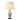 Lámpara de mesa Elstead Lighting (IVORY-CRA-SM-TL) Porcelana craquelada marfil E27