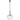 Lámpara colgante Kichler (KL-EVERLY-P-M-OZ) Everly acero, cristal E27