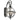Aplique de exterior Kichler (KL-HALLERON-2M) Halleron metal, cristal esmerilado E14 3 bombillas