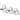 Aplique de pared Kichler (KL-TALLAND3-PC-BATH) Talland acero, cristal G9 3 bombillas