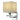 Aplique de pared Lumina Deco Liniano 1L E14, Al. 25cm