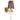 Aplique de pared Lumina Deco Alessia 1L E14, Al. 40cm