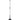 Lámpara colgante Lumina Deco Deri 1L E27, Al. 74cm