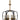 Lámpara de araña Lumina Deco Bonton 6L E27, profundidad 54cm