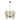 Lampara Amsterdam 5xe14 Cuero Regx45x45 Cm