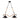 Lampara Cabo 2xe27 Negro Cuerda De Cañamo Regx80x22 Cm