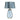 Lámpara de mesa Elstead Lighting (LENA-TL-L-BLUE) Cristal Lena, satinado liso, metal E27
