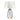 Lámpara de mesa Elstead Lighting (LENA-TL-L-SMOKE-OWSS) Cristal Lena, satinado liso, metal E27