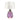 Lámpara de mesa Elstead Lighting (LENA-TL-S-PLUM-OWSS) Cristal Lena, satinado liso, metal E27