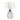 Lámpara de mesa Elstead Lighting (LENA-TL-S-SMOKE-OWSS) Cristal Lena, satinado liso, metal E27