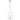 Lámpara colgante CosmoLight London 1L, cromo E14