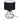 Milagro Colin Lámpara de mesa 1L E27, negro Al. 25cm