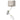 Aplique de pared Milagro Lino 2L E27/GU10 Al. 38cm