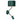 Milagro Verde Aplique de pared 2L E27/GU10 Al. 38cm