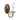 Aplique de pared Elstead Lighting (MN1-BLK-GOLD) Minster acero E14