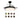 Ventilador LED aspas plegables Moss Negro 72W 7920Lm CCT Dim