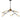 Lámpara de araña Lumina Deco 12L G4, profundidad 100cm