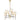 Lumina Deco Rodezio 6L lámpara de araña E14, profundidad 65cm