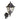 Aplique de pared para exterior Elstead Lighting (NR1-PIR-BLACK) Norfolk aluminio fundido a presión, vidrio E27