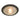 Lámpara empotrada Elstead Lighting (OV-F-BLK-GOLD) Olivia metal E27