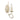 Aplique de pared Elstead Lighting (OV1-IVORY-GOLD) Olivia metal E14