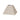 Pantalla Piramide Tenorio E27 Lino Beis 40dx18dx28h