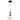 Lámpara colgante CosmoLight Paris 1L, negro E27
