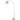 Pie De Salon Polux 1xe27 Niquel C/pant Blanca (165x90x34)(18x34x34) Cm