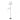 Pie De Salon Rilon 1xe27+1xe14 C/lector Marron Pantalla Blanca 175.5x40x40 Cm