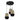 Plafon Campana 3xe27 Saco/negro Regx36x36 Cm