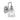Aplique de pared para baño Quintiesse Addison 1L, acero, cristal transparente G9
