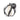 Aplique de pared Quoizel Blacksmith 1L de acero, E27, altura 28 cm