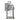 Lámpara de pared exterior Quoizel Booker 1L de acero, E27, altura 38 cm