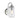 Aplique de pared Kichler (QN-BRAELYN1-PC) Braelyn acero, cristal transparente con semillas E27