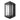 Aplique de exterior Hinkley (QN-CASTELLE-S-BLK) Castelle aluminio, vidrio estriado grabado E27