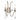 Aplique de pared Kichler (QN-KARLEE2) Karlee acero, cristal E14 2 bombillas