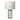 Quintiesse Reno 1L acero, cristal óptico blanco seda E27, H 60cm
