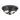 Lámpara de techo empotrada Quoizel Bradbury 2L de acero negro, E14, 33 cm de profundidad