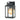 Aplique de exterior Quoizel Byron 1L, acero negro, E27, altura 30 cm