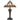 Lámpara de mesa Quoizel Cambridge Tiffany de 2 luces, vidrio, E27, altura 59 cm