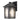 Aplique de exterior Quoizel Cedar Point 1L, aluminio negro, E27, alto 42 cm