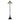 Lámpara de pie Quoizel Inglenook 2L, cristal Tiffany, metal, E27, altura 157 cm