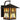 Lámpara de pared para exterior Quoizel Inglenook 1L, cristal Tiffany, metal, E27, altura 31 cm