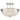 Lámpara de techo Quoizel Mantle 2L de acero, E27, diámetro 32 cm