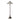 Lámpara de pie Quoizel Maybeck 2L de acero y cristal artístico, E27, altura 157 cm