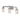 Aplique de pared Quoizel Taylor 3L de acero, cristal opalino G9, ancho 53 cm