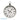 Reloj De Pared Velvet Beis 44x37.5x6cm Agujas Retro