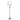 Lámpara de pie Elstead Lighting (SF-ARLINGTON-AN) Arlington de zinc fundido, lino E27